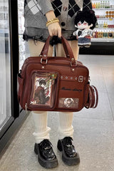 Classic Large Capacity Embroidered Crossbody Lolita Itabag 3 Colors - Product - 15