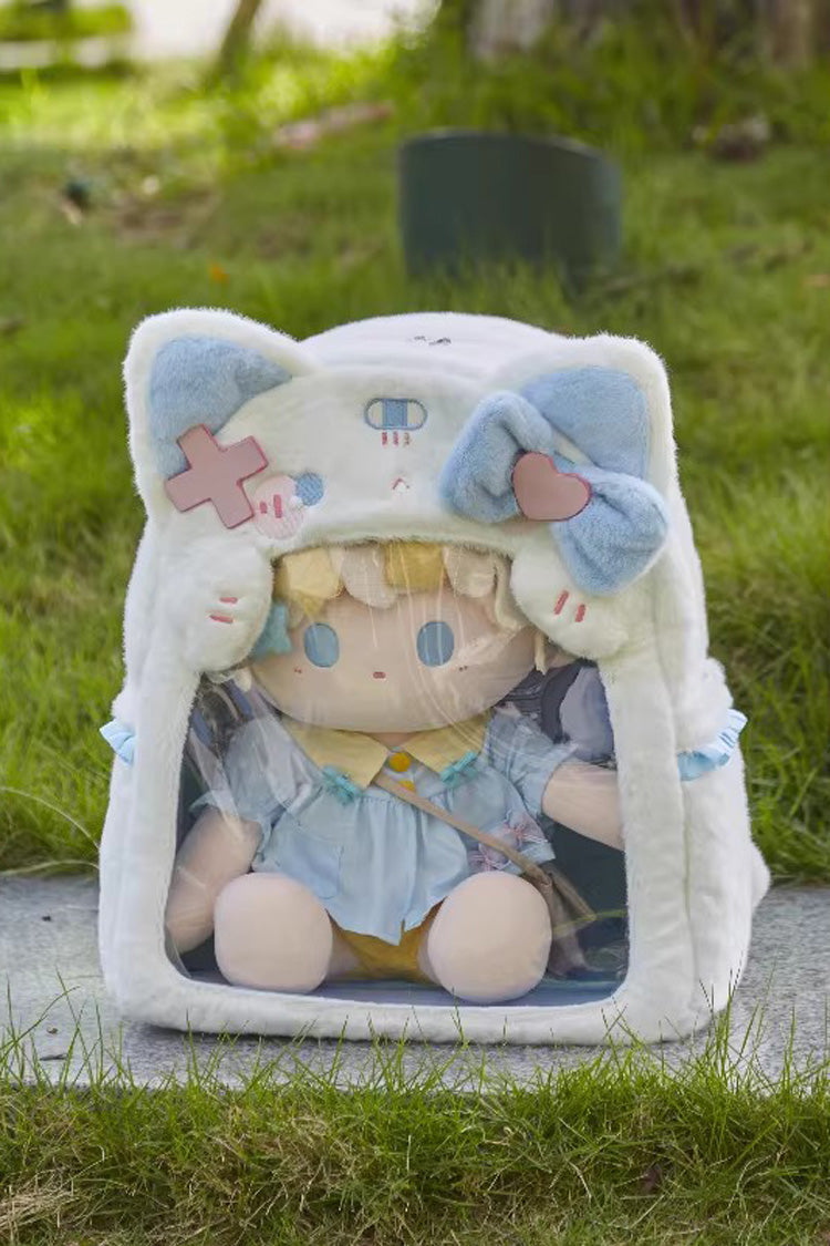 Cat Ears Bow Plush Sweet Lolita Itabag 5 Colors - Product - 5