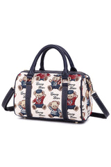 Bear Print Casual Sweet Lolita Shoulder Bag 5 Colors - Blue - 5
