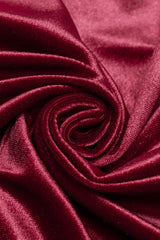 Red Long Sleeves Gradient Irregular Women's Gothic Blouse - Product - 7