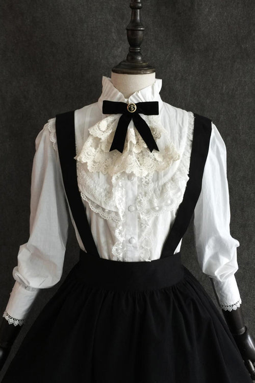 Black Devil Gothic Lolita Suspender Skirt - Product - 9
