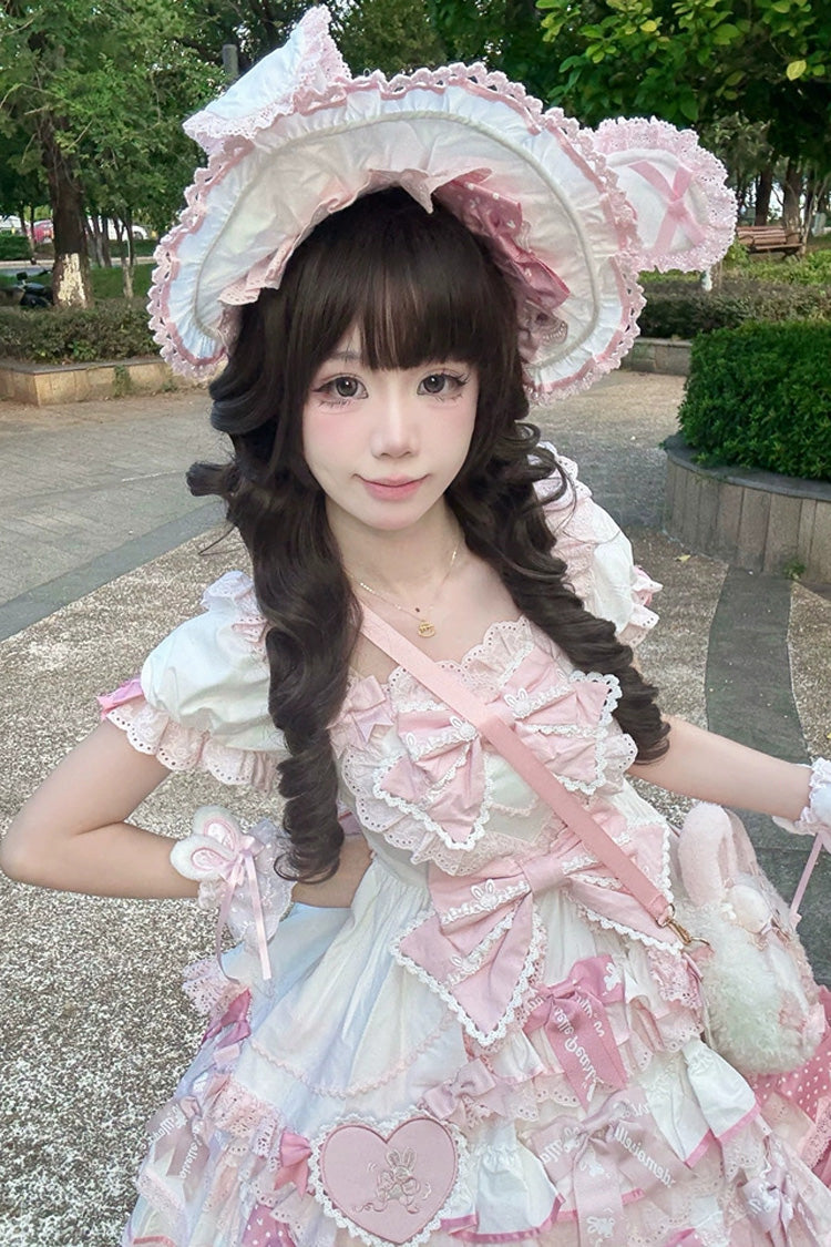 Brown Sweet Japanese Roman Curls Lolita Long Wig - Product - 5