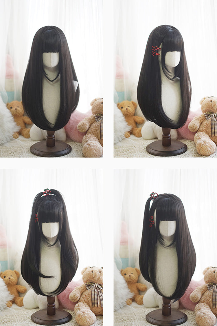 Daily Sweet Elegant Lolita Straight Wig 6 Colors - Product - 7