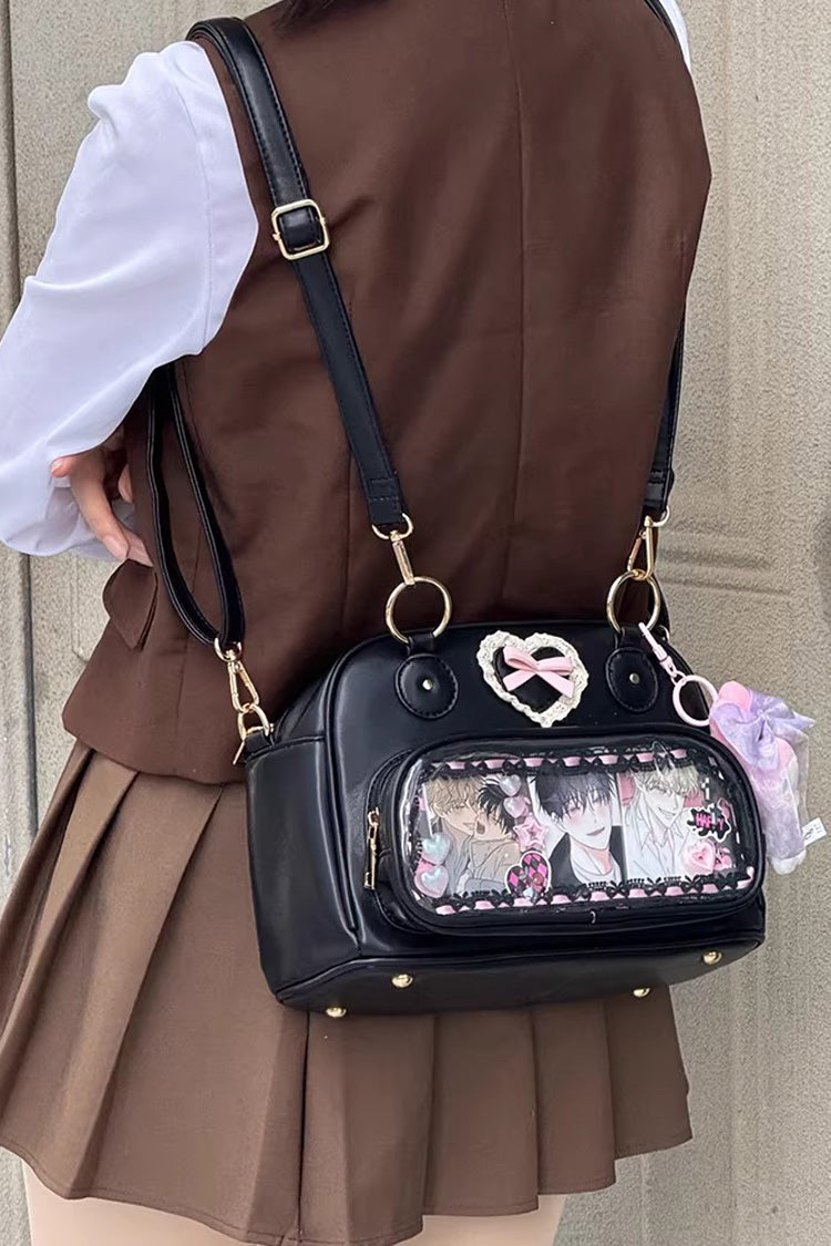 Sweet Anime-style Transparent Bow Japanese Lolita Itabag 5 Colors - Product - 12