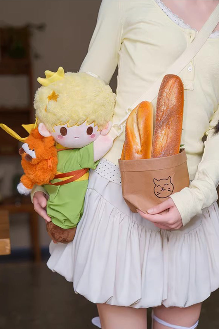 Green [The Little Prince] Cute Plush Toy Sweet Lolita Lying-Down Backpack - Product - 2