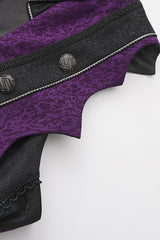 [Eternal Blood Moon Forest] V Collar Sleeveless Ouji Fashion Elegant Prince Handsome Lolita Coat 2 Colors - Product - 7
