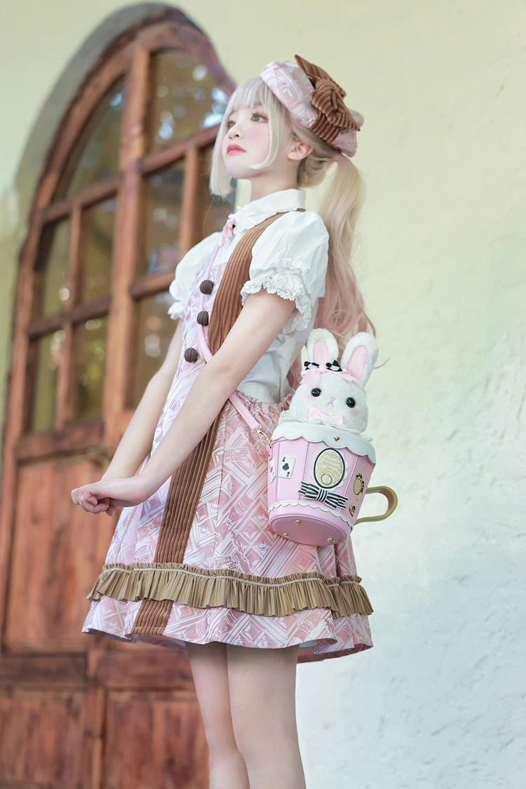 Lovely Teacup Rabbit Bowknot Sweet Lolita Shoulder Bag 5 Colors - Product - 11
