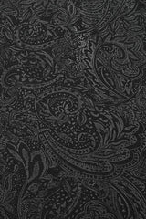 Black Mesh Lapel Collar Lace Jacquard Womens Gothic Cloak - Product - 6
