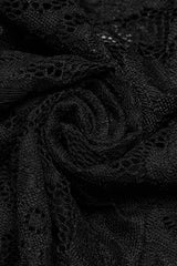 Lace Sheer Mesh Tassels Women's Gothic Flared Pants 2 Colors - Product - 6