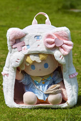 Cat Ears Bow Plush Sweet Lolita Itabag 5 Colors - Pink - 1