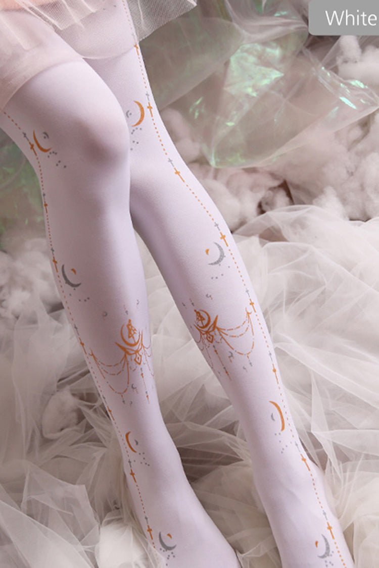 Sailor Moon Classic Print Lolita Pantyhose 2 Colors - Product - 4