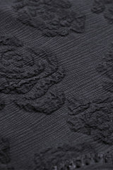 Black Women's Gothic Vintage Long Flared Sleeves Lace Splice Shrug - Product - 18