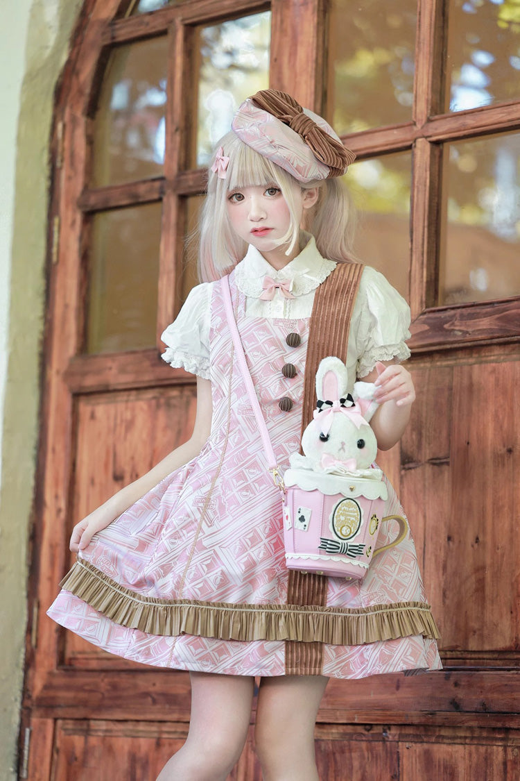 Lovely Teacup Rabbit Bowknot Sweet Lolita Shoulder Bag 5 Colors - Product - 12