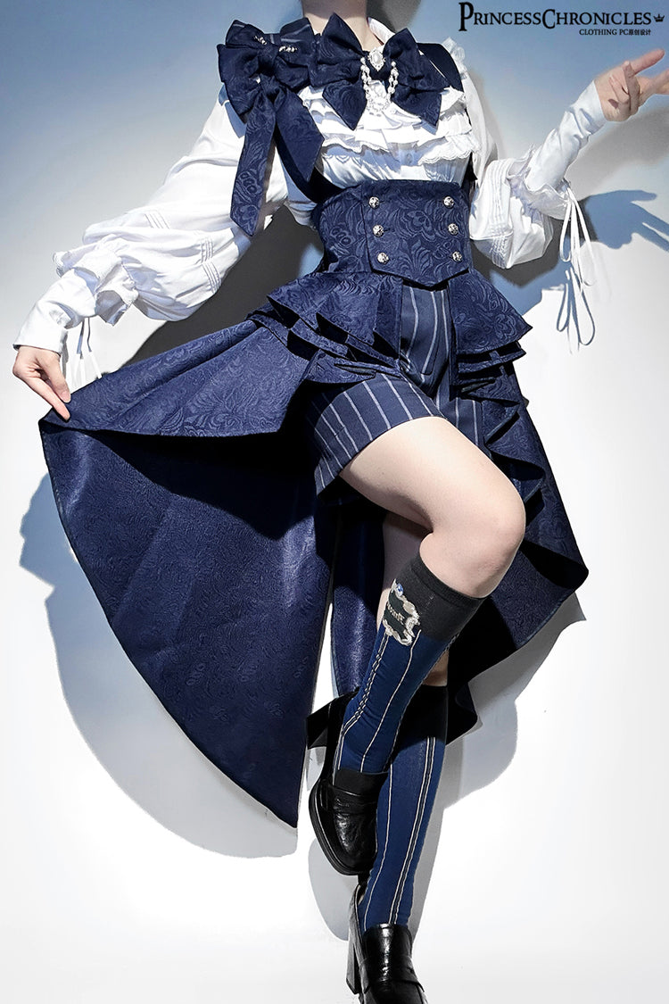 Blue Rabbit Theater Jacquard Version Sweet Prince Cool Ouji Lolita Girdle - Product - 14