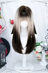 Multi-Color Natural Gradient Sweet Lolita Long Straight Wigs - Product - 4