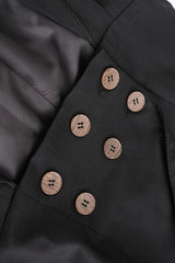 Retro Elegant Handsome Neutral Prince Gothic Ouji Long Coat - Product - 3