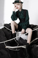 Overture Middle Ages Ouji Fashion Gothic Lolita Long Vest 3 Colors - Product - 3