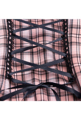 Cute High Waist Women's Steam Punk Strap Dress - Product - 15
