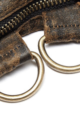 Metal Buckle PU Leather Men's Steampunk Gloves 2 Colors - Product - 8