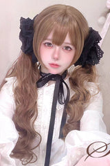 Golden Brown [Doll Pact] Claw-Clip Twin Ponytails Sweet Japanese Lolita Long Curly Wig - Product - 4