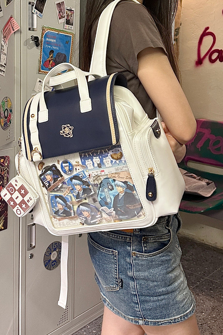 Quantum Chords Lovely Sweet College Style Lolita Itabag Backpack 7 Colors - Dark-Blue - 3