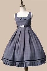 Princess Lost In The Fog Ruffle College Style Elegant Classic Lolita JSK Dress 2 Colors - Product - 12