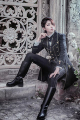 Prince Style Retro Immortal Rose Ouji Lolita Trousers - Product - 5