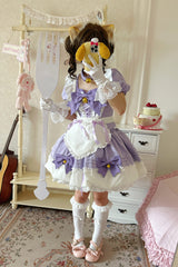 Bell Meow Ruffle Bowknot Sweet Lolita Skirt Set 5 Colors - Product - 6