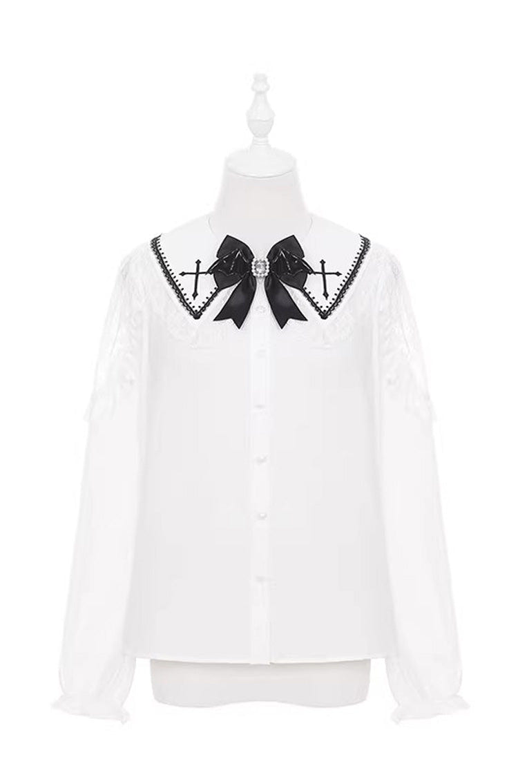 ブラック／レッド [Showa Cake] ノースリーブ 三層 フリル リボン レースアップ Witch ゴシックロリータ ジャンパースカート（JSK） 商品画像