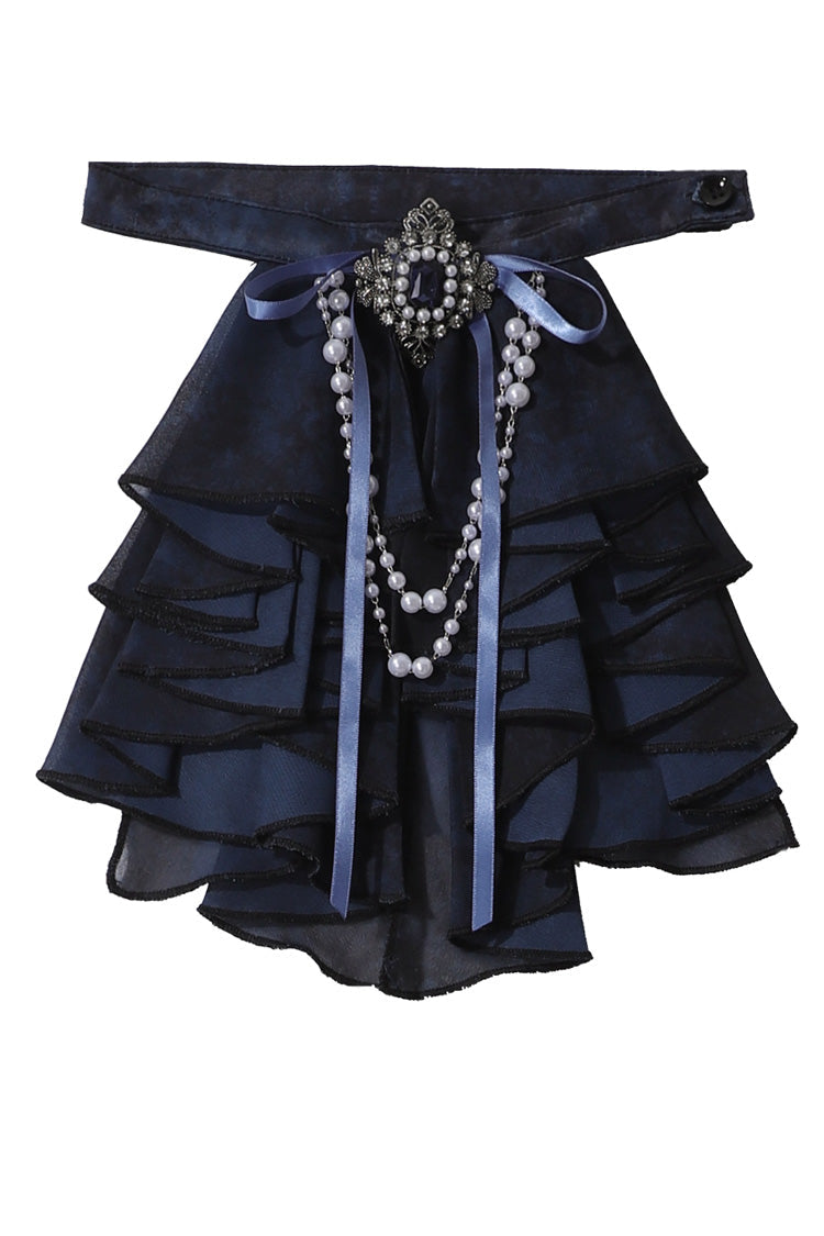 Black [Deep Music] Long Sleeves Gothic Elegant Ouji Lolita Four-piece Set - Product - 10
