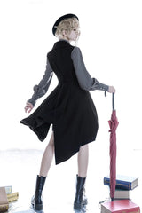 Black Princess Chronicles Burn To Ash Female Ouji Lolita Long Vest - Product - 5