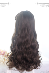 Brown Sylvia Long Curly Classic Lolita Wigs - Product - 5