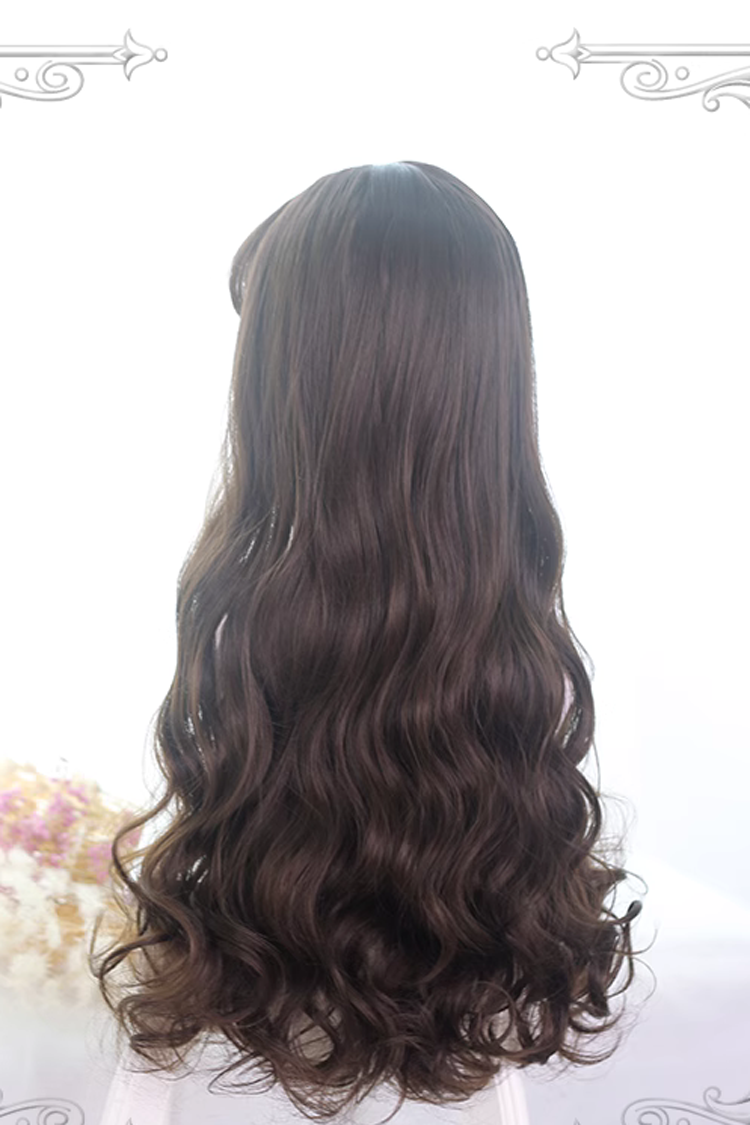 Brown Sylvia Long Curly Classic Lolita Wigs - Product - 5