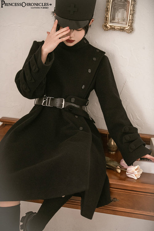 Black Princess Chronicles The northernmost Forest Military Ouji Lolita Coat - Product - 8