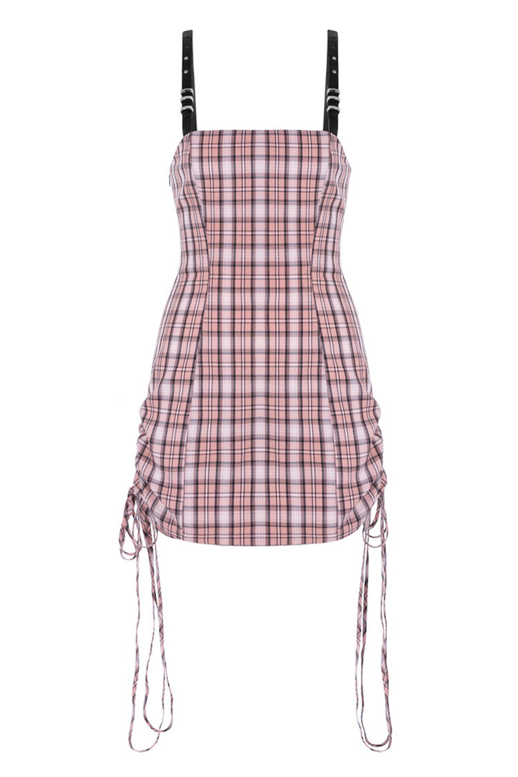 Cute High Waist Women's Steam Punk Strap Dress - Product - 9