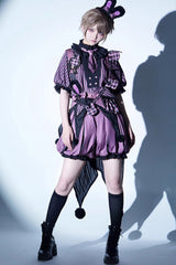 Purple Fantasy Circus Handsome Prince Ouji Fashion Lolita Set - Purple - 1