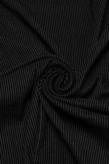 Black Round Collar Sheer Mesh Color Matching Rivet Men's Punk Vest - Product - 8