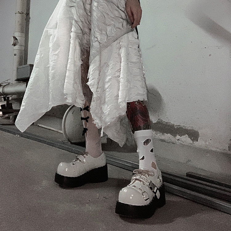 Devil Trap Gothic Punk Lolita Platforms 2 Colors - Product - 7