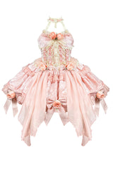 Gem Princess Fish Bone Detached Hime Sleeves Sweet Lolita Princess Dress Set 2 Colors - Product - 9