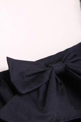 Black/White Cotton Multi-Layer Bowknot Cardigan Classic Lolita Dress - Product - 6