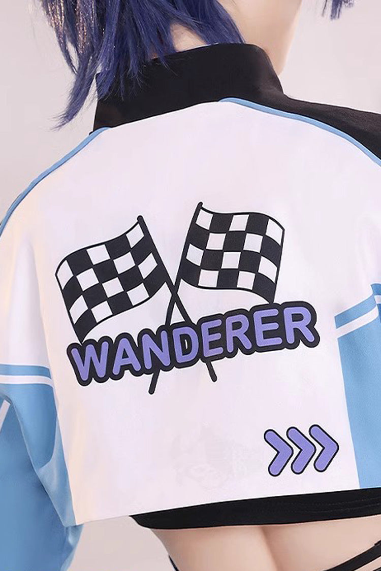 Multi-Color Wandering Rider Print Prince Handsome Cool Ouji Lolita Set - Product - 7