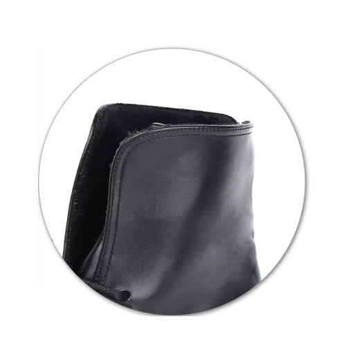 Black Platform Heel Classic Lolita Boots - Product - 8