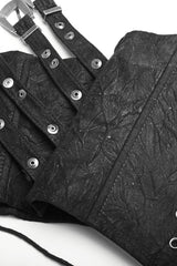 Black Metal Nails Metal Hasp Decoration Womens Steampunk Girdle - Product - 11