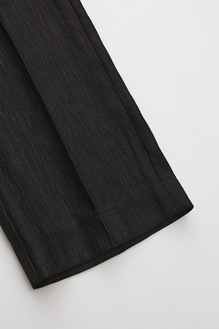 Black Glass Castle Elegant Handsome Prince Ouji Fashion Lolita Pants - Product - 4