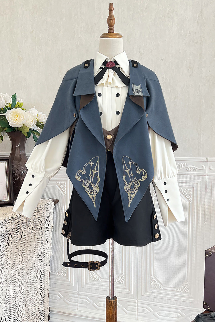 Black [Little Detective] Ouji Prince Handsome Lolita Shorts - Product - 4
