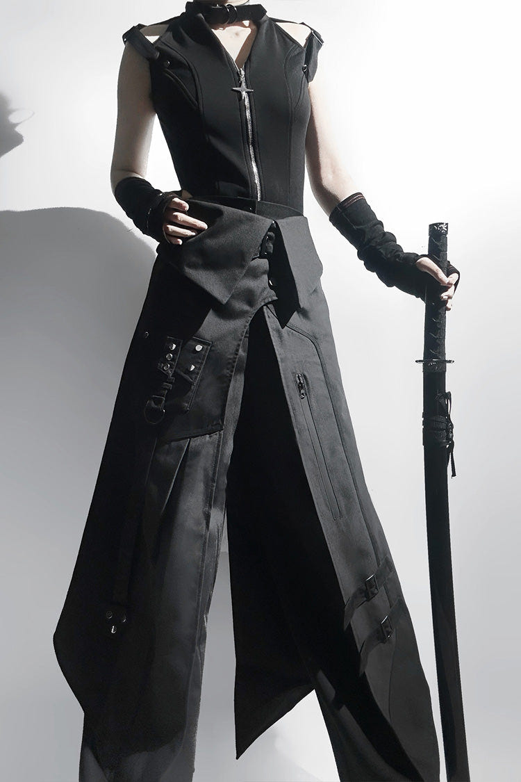 Black  [Nightblade] Ouji Gothic Vintage Prince Cool Lolita Pants (Pants Only) - Product - 4