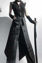 Black  [Nightblade] Ouji Gothic Vintage Prince Cool Lolita Pants (Pants Only) - Product - 4