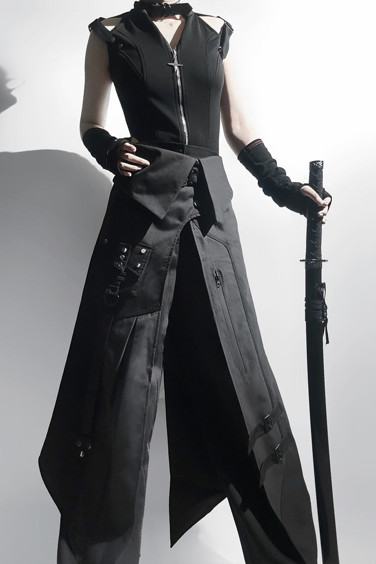 Black  [Nightblade] Ouji Gothic Vintage Prince Cool Lolita Pants (Pants Only) - Product - 4