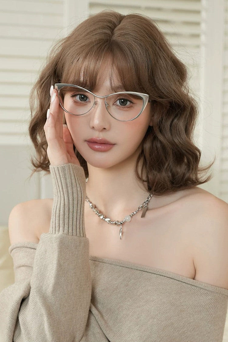 Youthful Short Sweet Lolita Wig Wool Curly Outward Flip Air Bangs 3 Colors - Product - 6