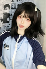 Black Tea Brown Straight Short Wig Sweet Daily Lolita JK Style - Product - 2